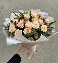 Букет Кремовые розы Латте в Кашарах
